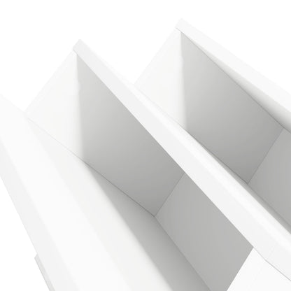 Scaffale per riviste Bianco 53 x 40 x 28.5 cm Legno multistrato