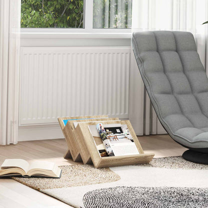 Scaffale per riviste Rovere Sonoma 53 x 40 x 28.5 cm