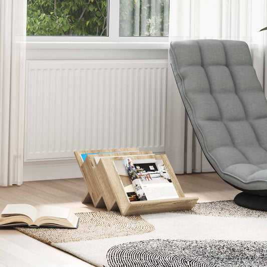 Scaffale per riviste Rovere Sonoma 53 x 40 x 28.5 cm