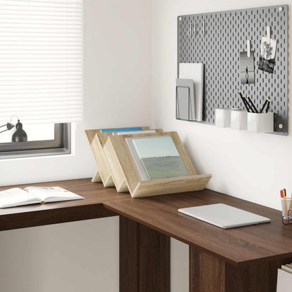 Scaffale per riviste Rovere Sonoma 53 x 40 x 28.5 cm