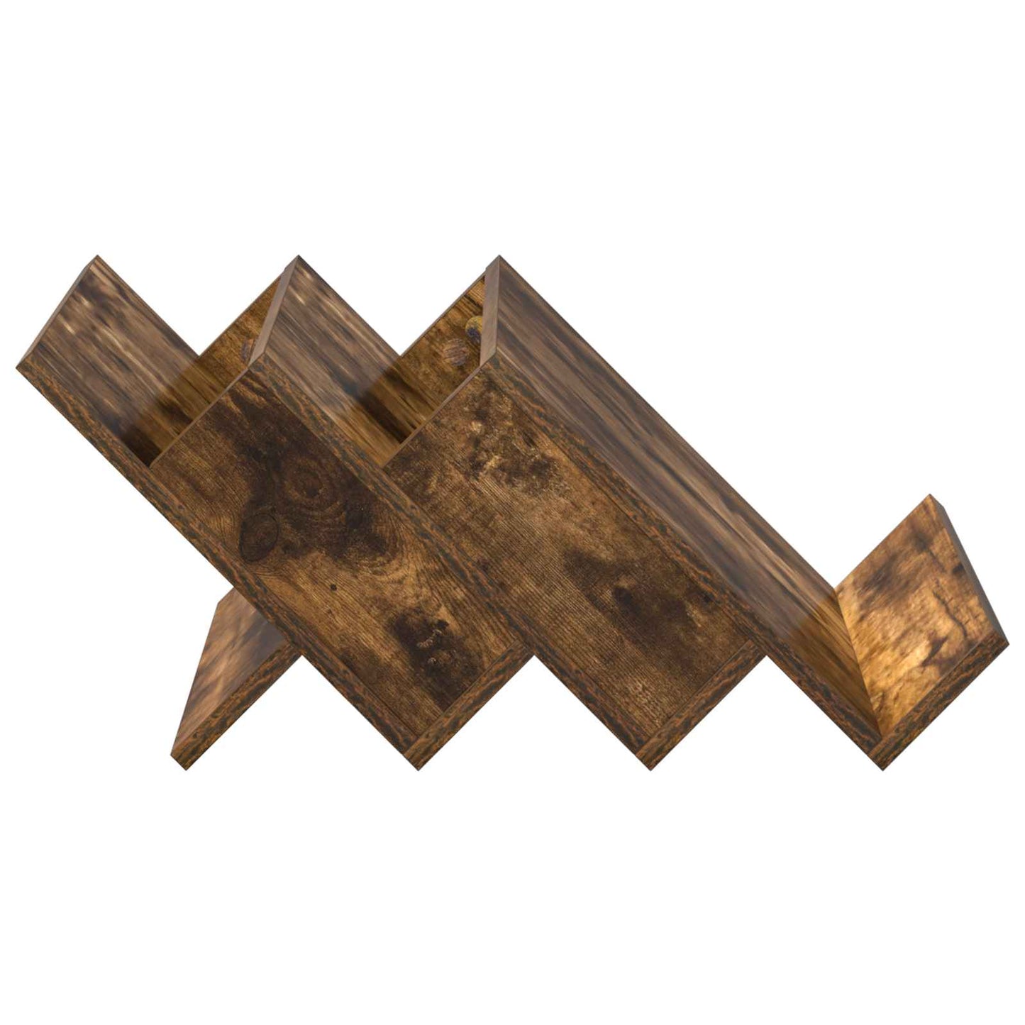 Scaffale per riviste Rovere fumé 53 x 40 x 28.5 cm