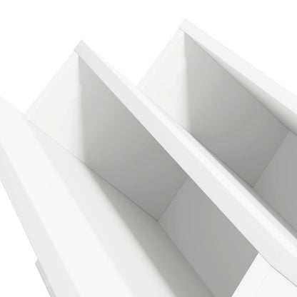 Scaffale per riviste Bianco 65 x 53 x 28,5 cm Legno multistrato