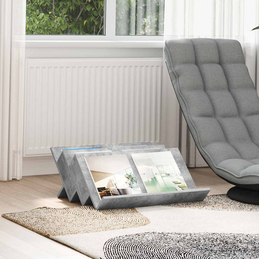 Scaffale per riviste Grigio Concretè 65 x 53 x 28,5 cm