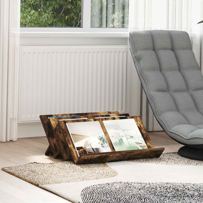 Scaffale per riviste Rovere fumé 65 x 53 x 28,5 cm