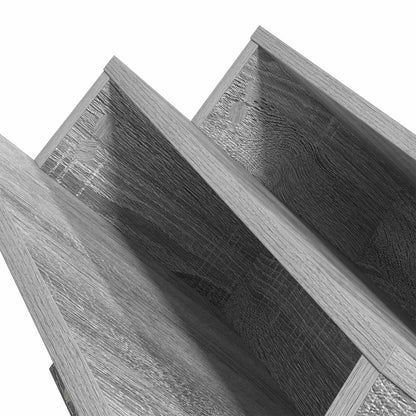 Scaffale per riviste Grigio Sonoma 65 x 53 x 28,5 cm