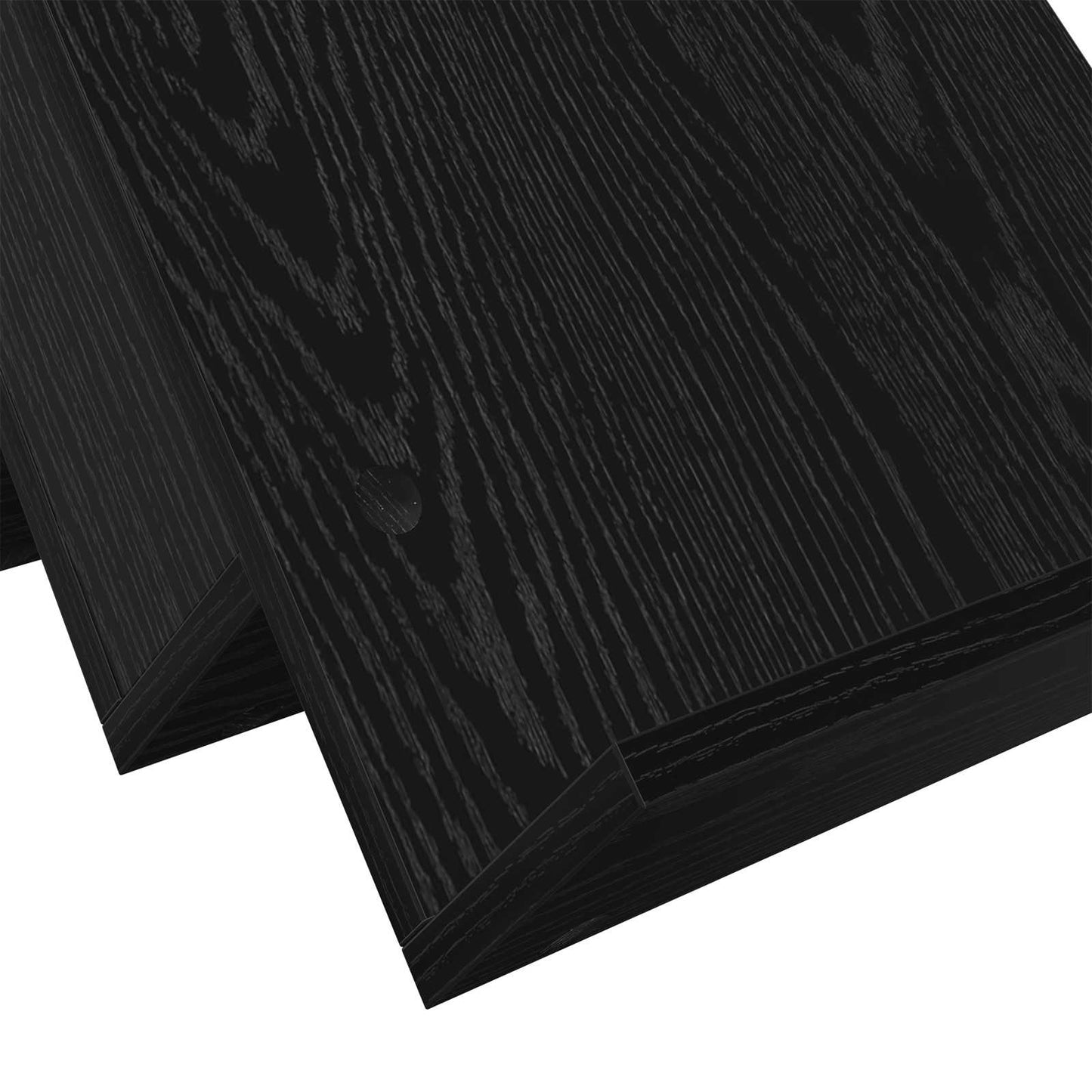 Scaffale per riviste Rovere Nero 90 x 53 x 28,5 cm