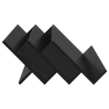 Scaffale per riviste Rovere Nero 90 x 53 x 28,5 cm