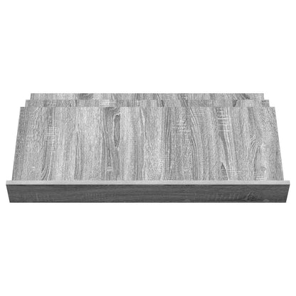 Scaffale per riviste Grigio Sonoma 90 x 53 x 28,5 cm