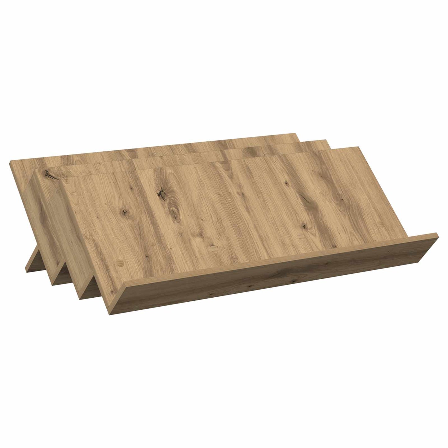 Scaffale per riviste Rovere artigianale 90 x 53 x 28,5 cm