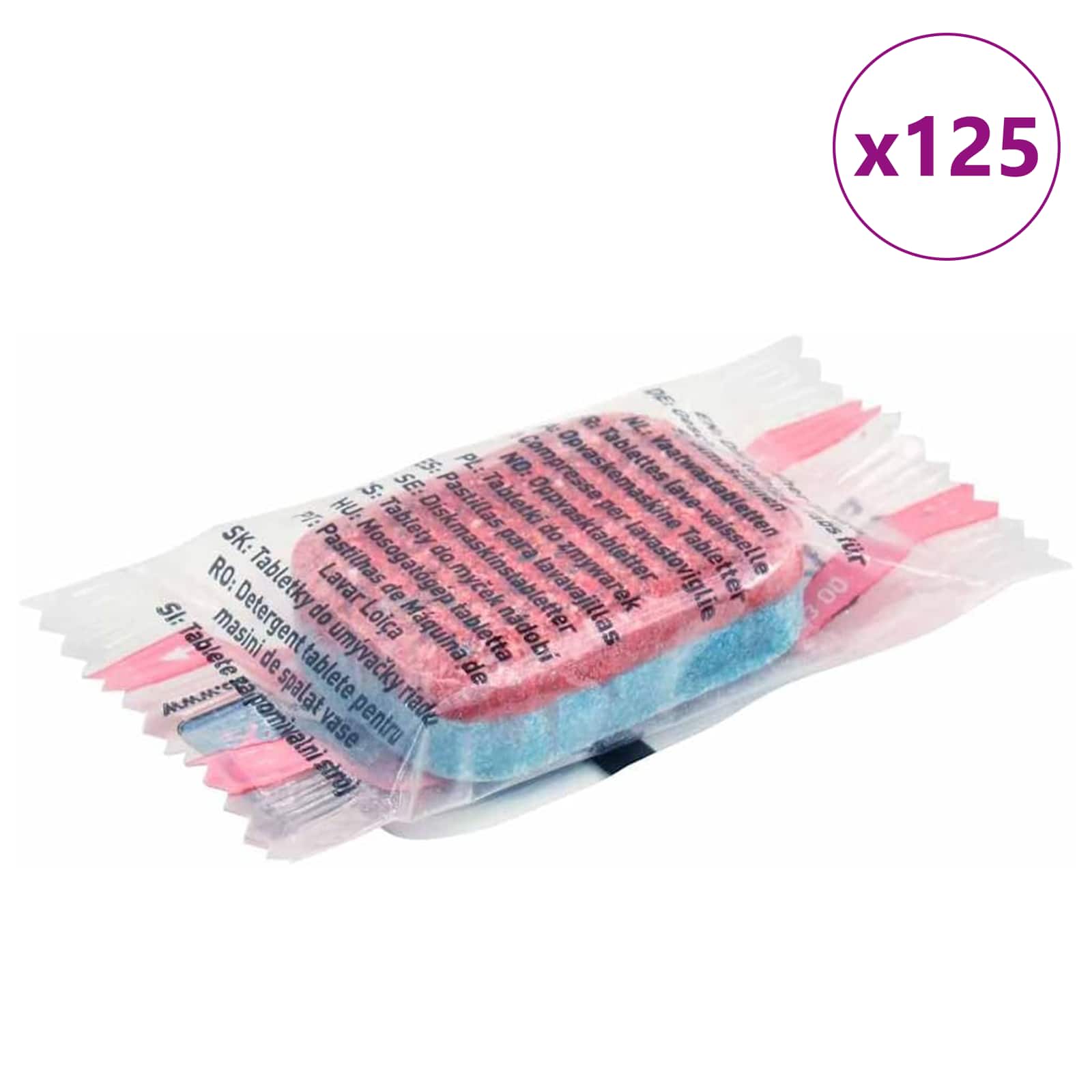 Compresse per lavastoviglie 125 pcs | homemem39