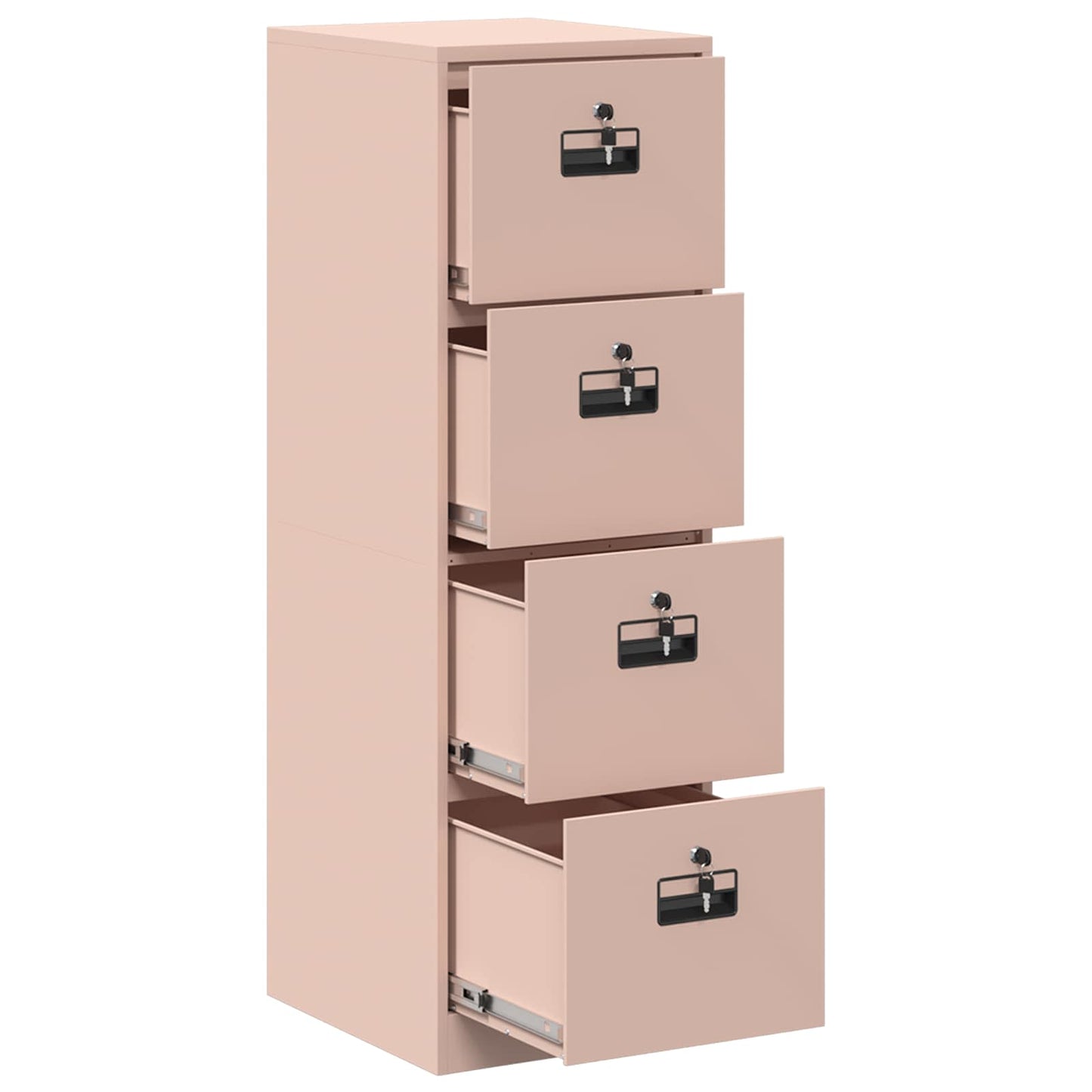 Armadio per File con cassetto 2 pcs Rosa 44 x 50 x 139 cm | homemem39