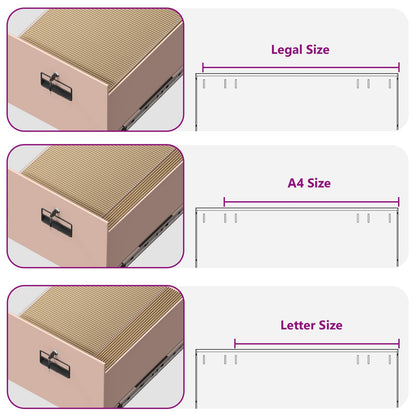 Armadio per File con cassetto 2 pcs Rosa 44 x 50 x 139 cm