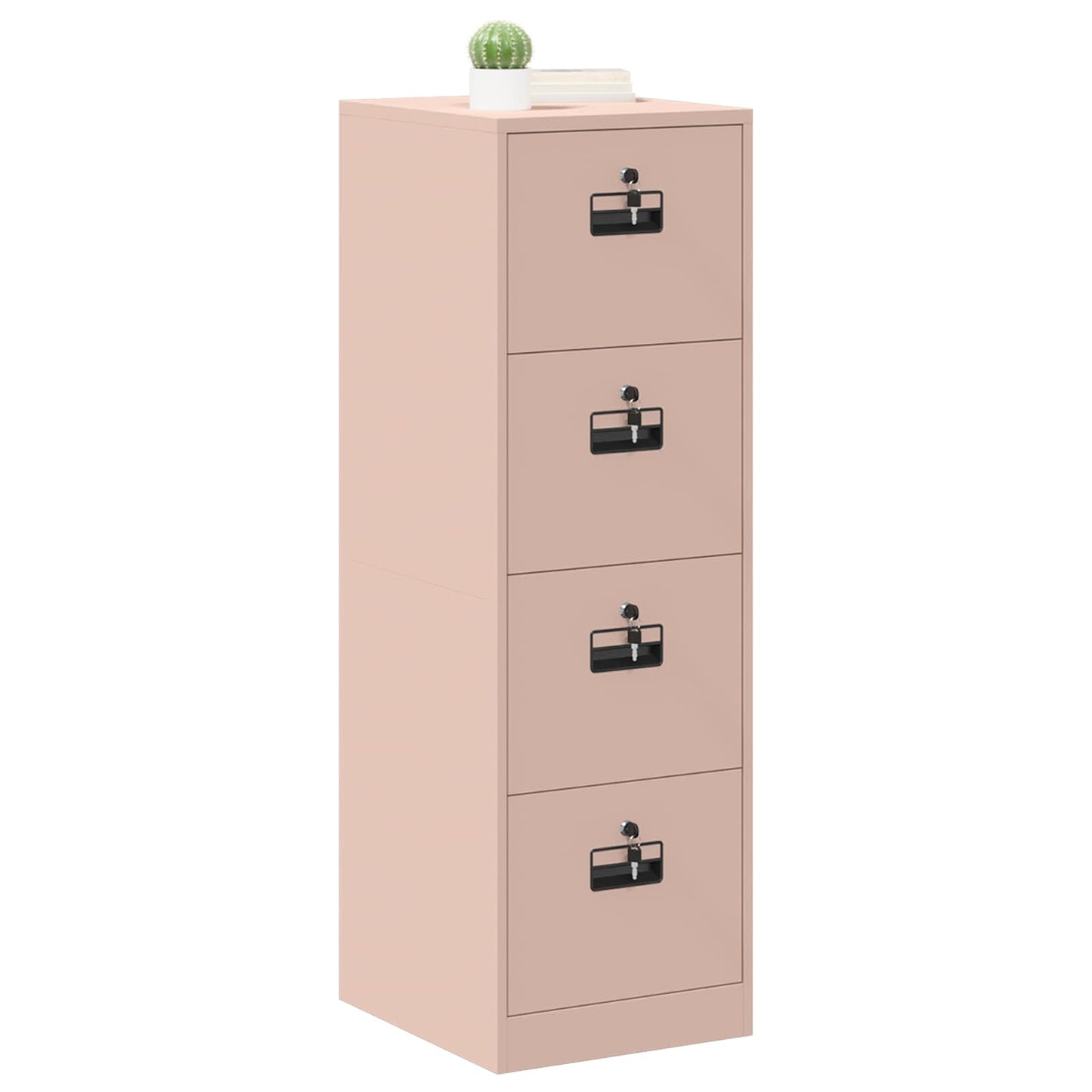 Armadio per File con cassetto 2 pcs Rosa 44 x 50 x 139 cm