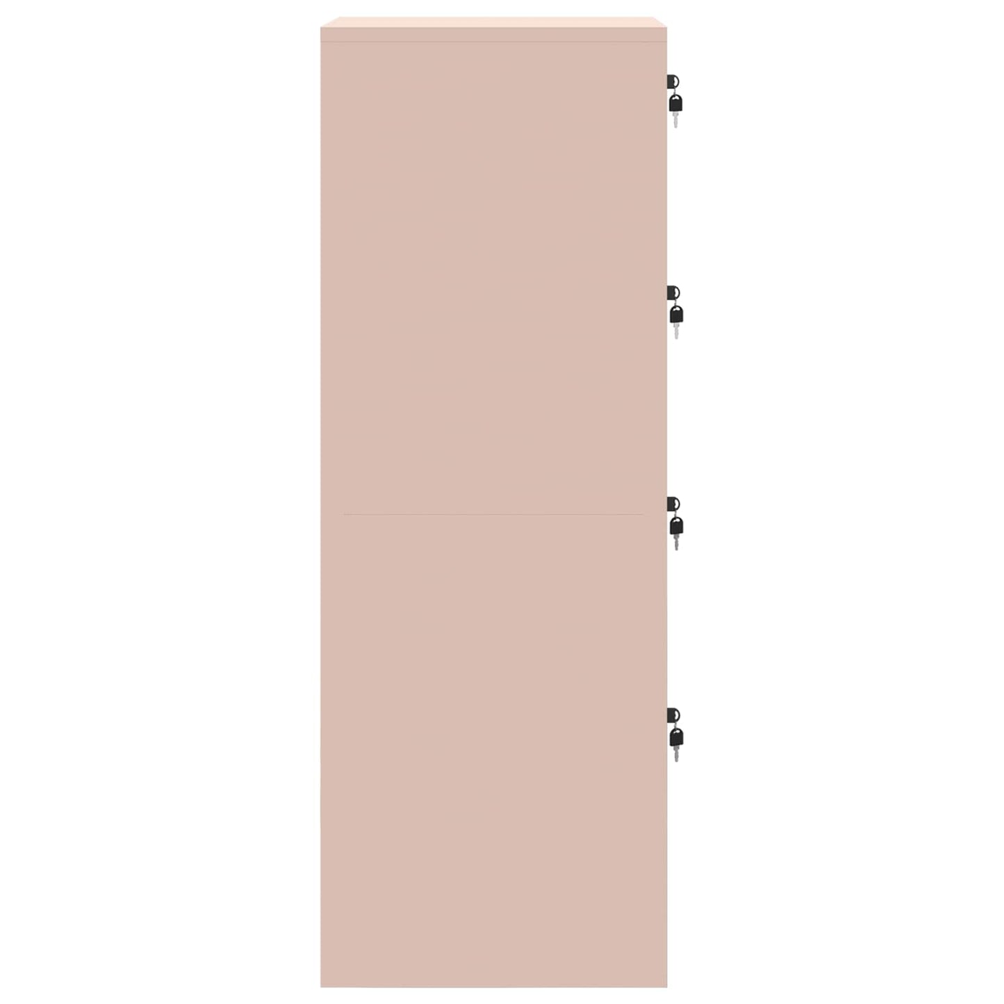 Armadio per File con cassetto 2 pcs Rosa 44 x 50 x 139 cm