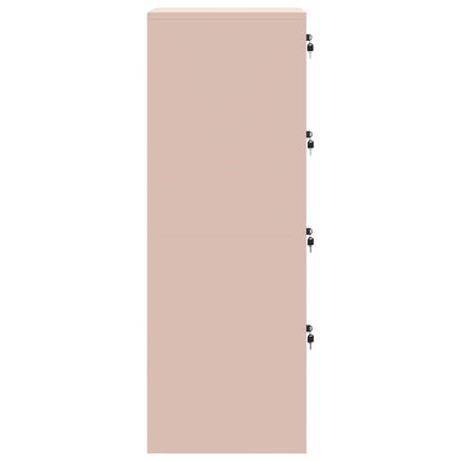 Armadio per File con cassetto 2 pcs Rosa 44 x 50 x 139 cm