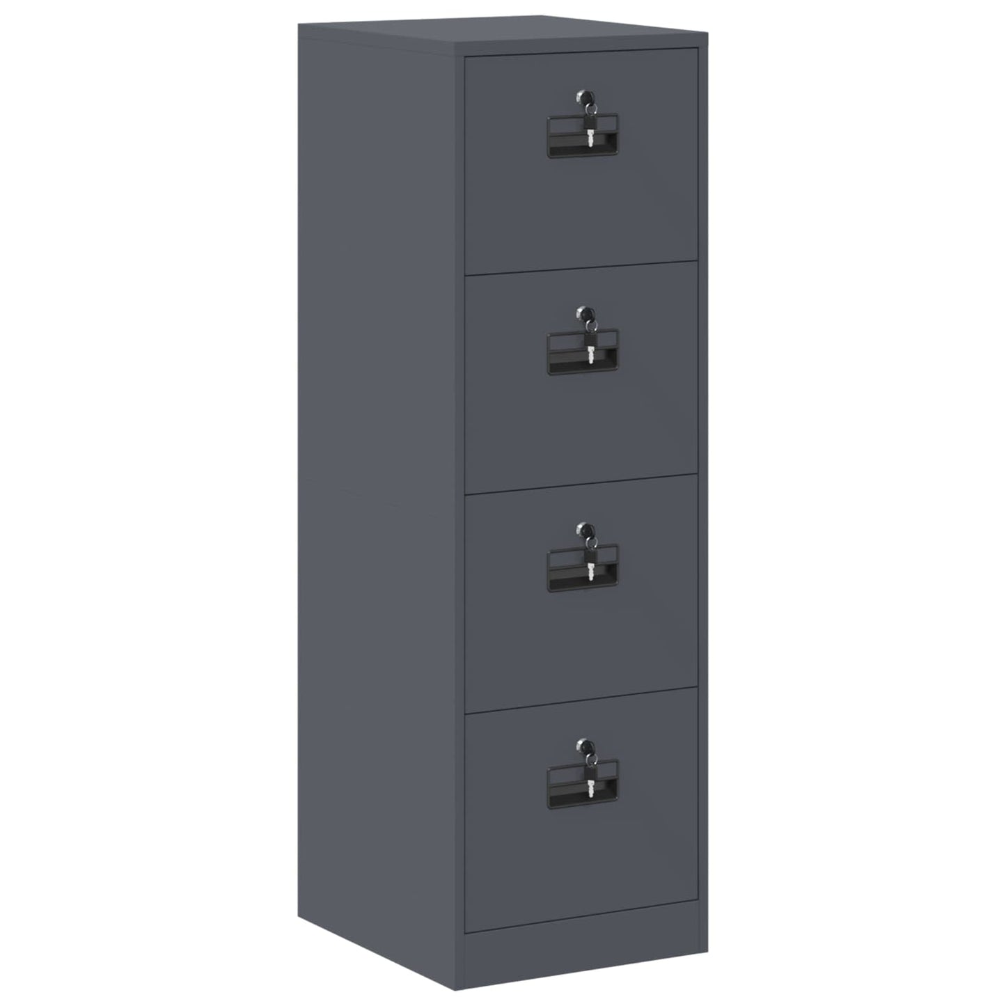 Armadio per File con cassetto 2 pcs Antracite 44 x 50 x 139 cm