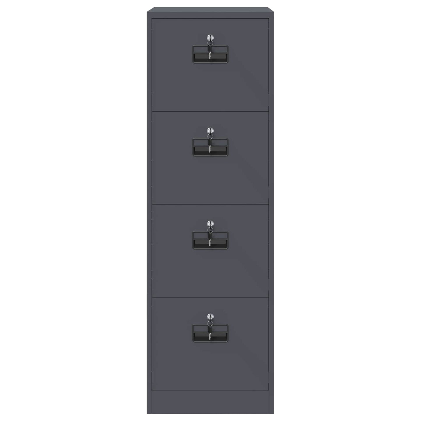 Armadio per File con cassetto 2 pcs Antracite 44 x 50 x 139 cm