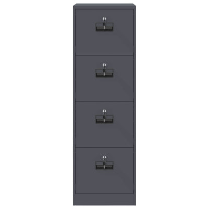 Armadio per File con cassetto 2 pcs Antracite 44 x 50 x 139 cm