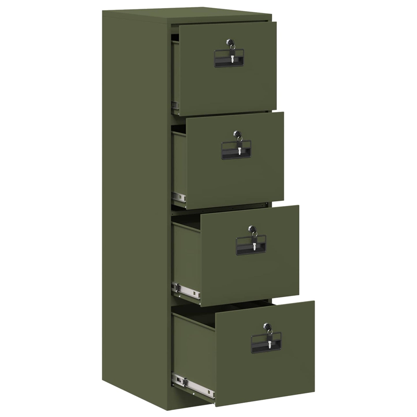 Armadio per File Geometrico 2 pcs Verde oliva 44 x 50 x 139 cm | homemem39