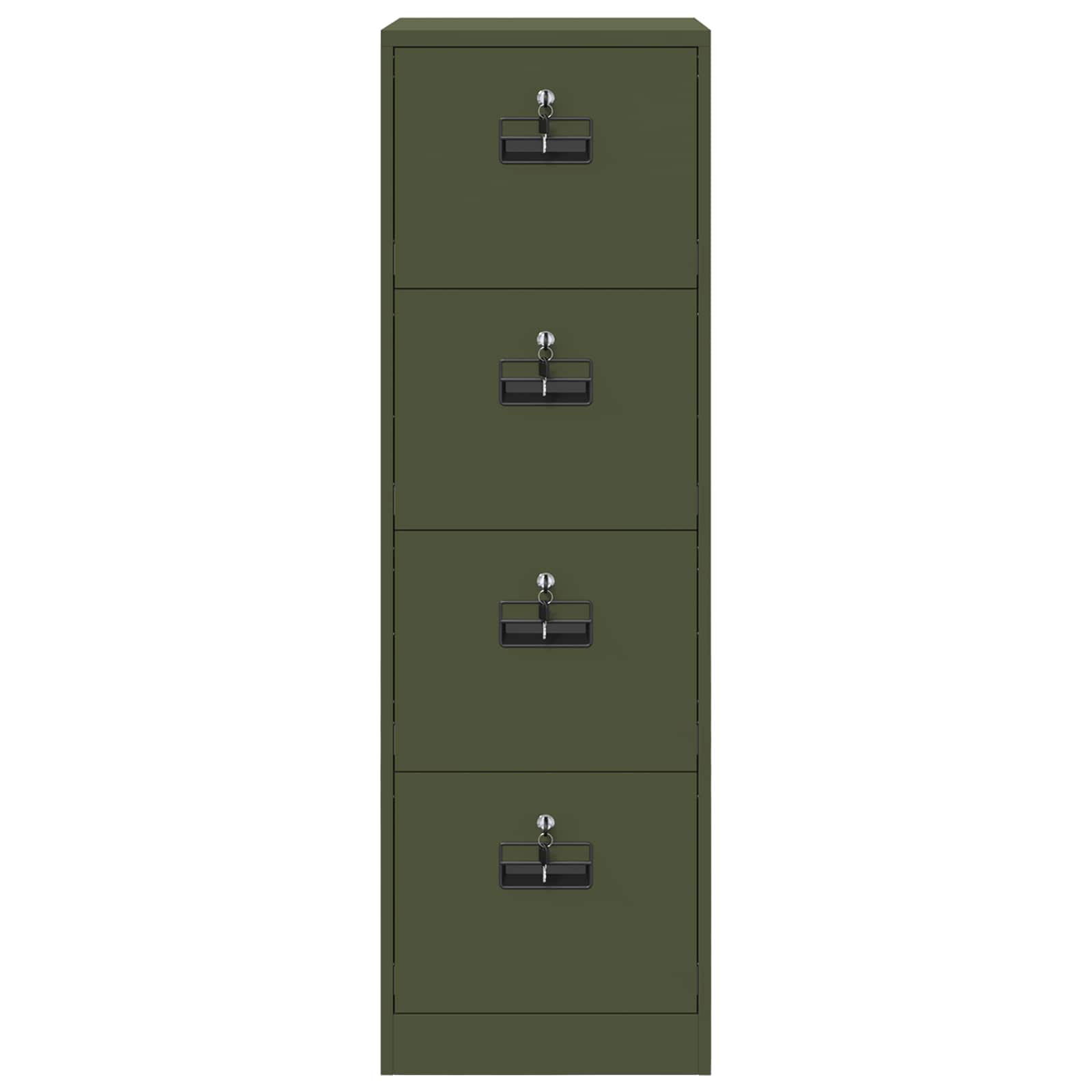 Armadio per File Geometrico 2 pcs Verde oliva 44 x 50 x 139 cm | homemem39
