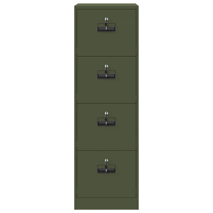 Armadio per File Geometrico 2 pcs Verde oliva 44 x 50 x 139 cm | homemem39