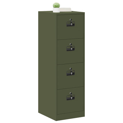 Armadio per File Geometrico 2 pcs Verde oliva 44 x 50 x 139 cm | homemem39