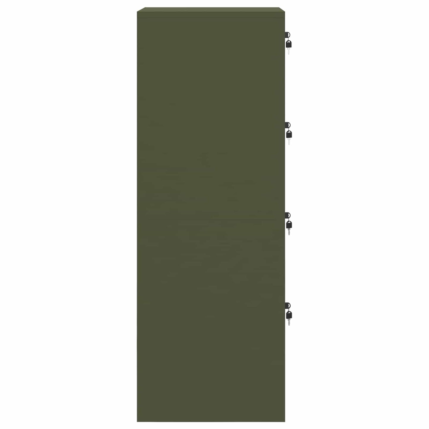 Armadio per File Geometrico 2 pcs Verde oliva 44 x 50 x 139 cm | homemem39
