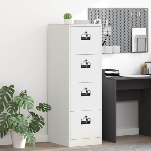 Armadio per File con cassetto 2 pcs Bianco 44 x 50 x 139 cm