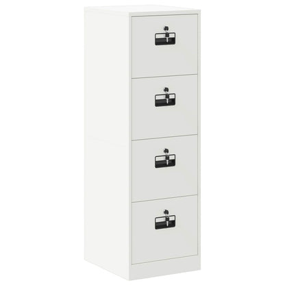 Armadio per File con cassetto 2 pcs Bianco 44 x 50 x 139 cm