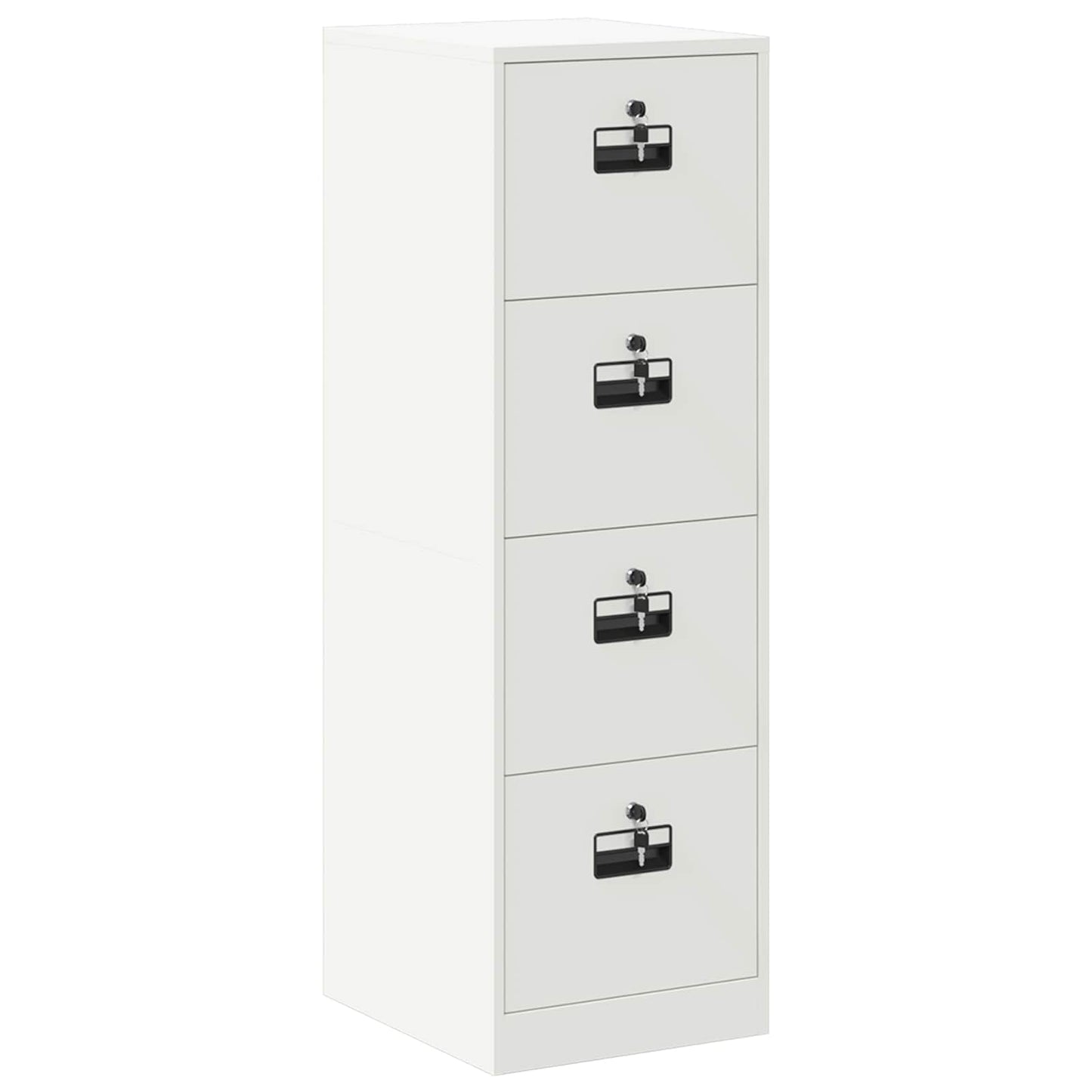 Armadio per File con cassetto 2 pcs Bianco 44 x 50 x 139 cm