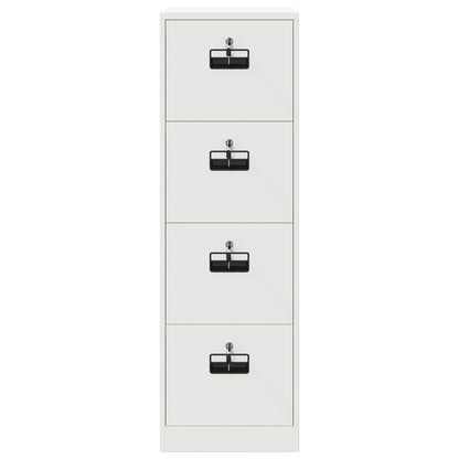Armadio per File con cassetto 2 pcs Bianco 44 x 50 x 139 cm