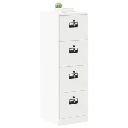 Armadio per File con cassetto 2 pcs Bianco 44 x 50 x 139 cm