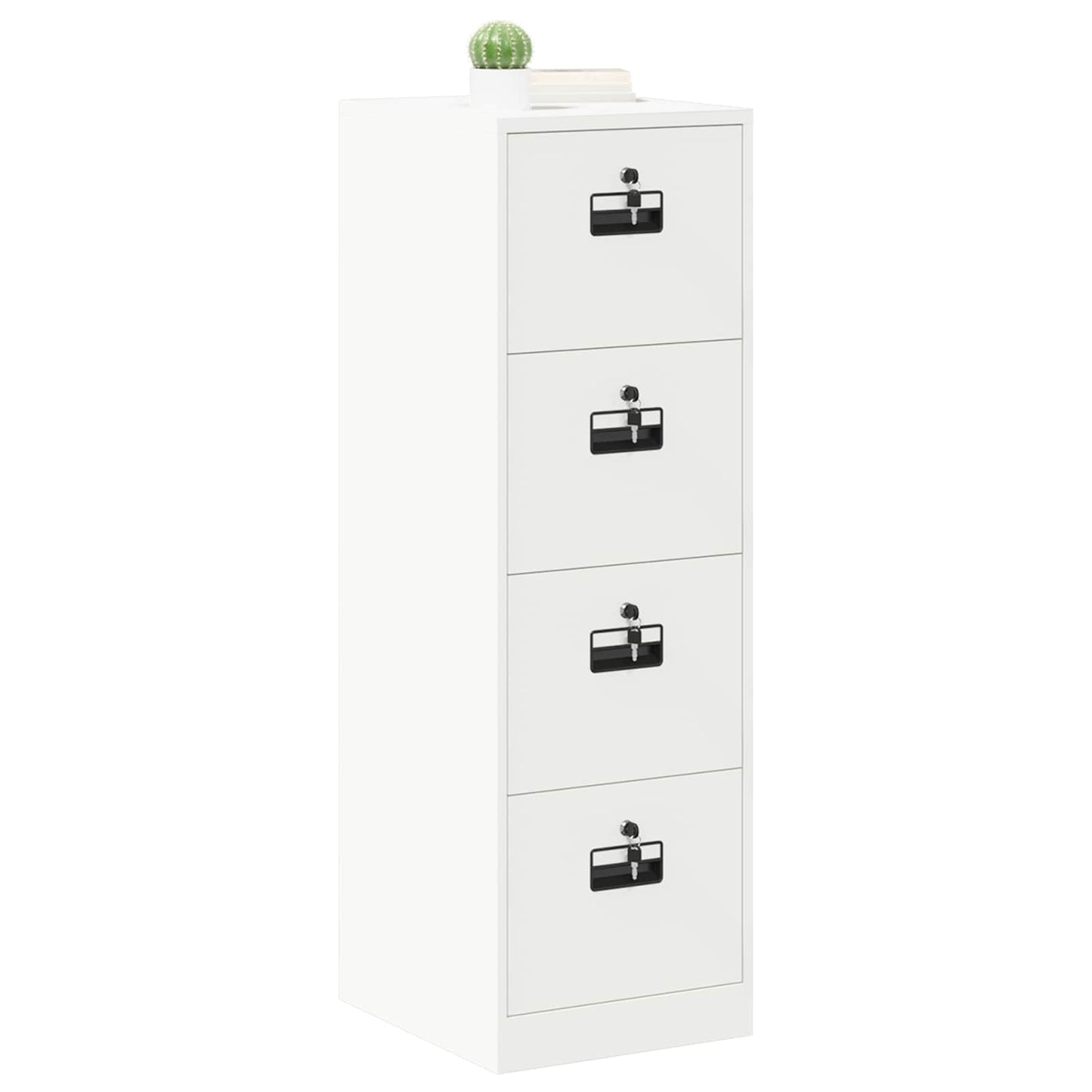 Armadio per File con cassetto 2 pcs Bianco 44 x 50 x 139 cm
