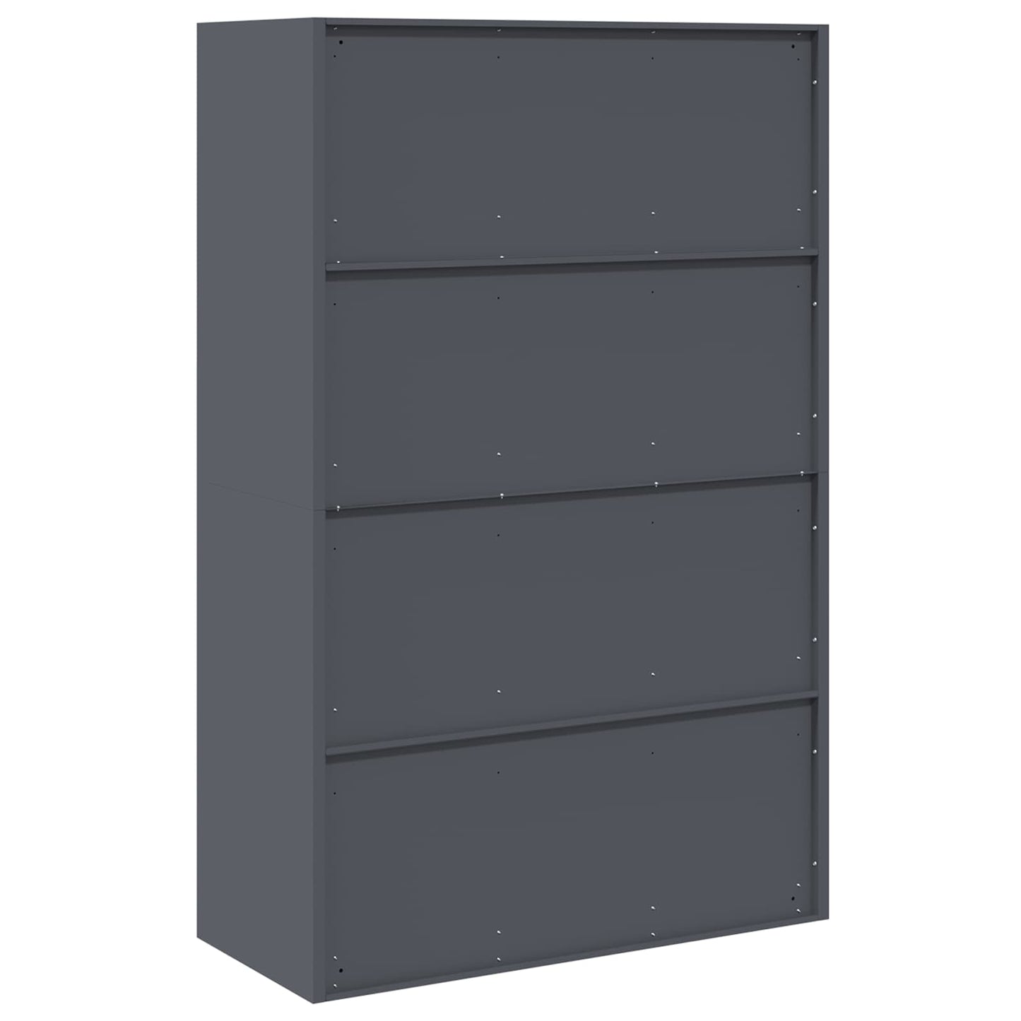 Armadio con archiviazione 2 pcs Antracite 90 x 40 x 140 cm