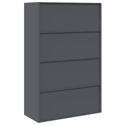 Armadio con archiviazione 2 pcs Antracite 90 x 40 x 140 cm