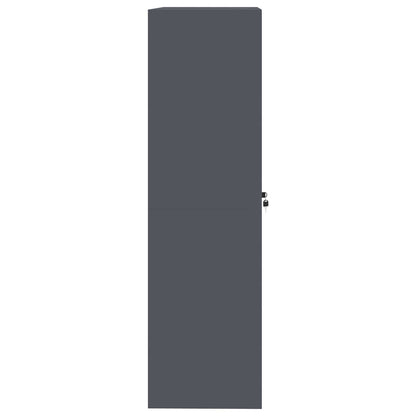 Armadio con archiviazione 2 pcs Antracite 90 x 40 x 140 cm