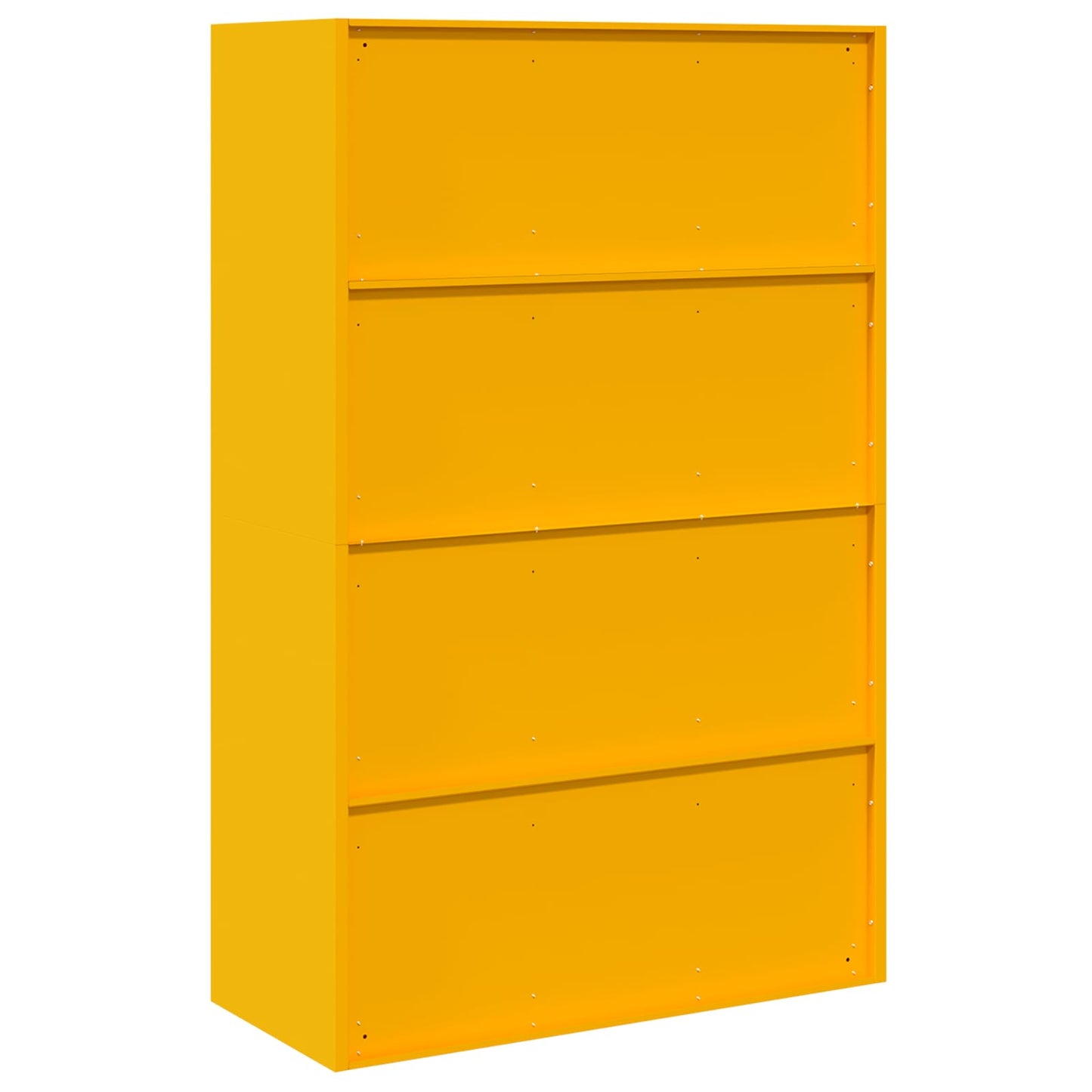 Armadio con archiviazione 2 pcs Giallo senape 90 x 40 x 140 cm