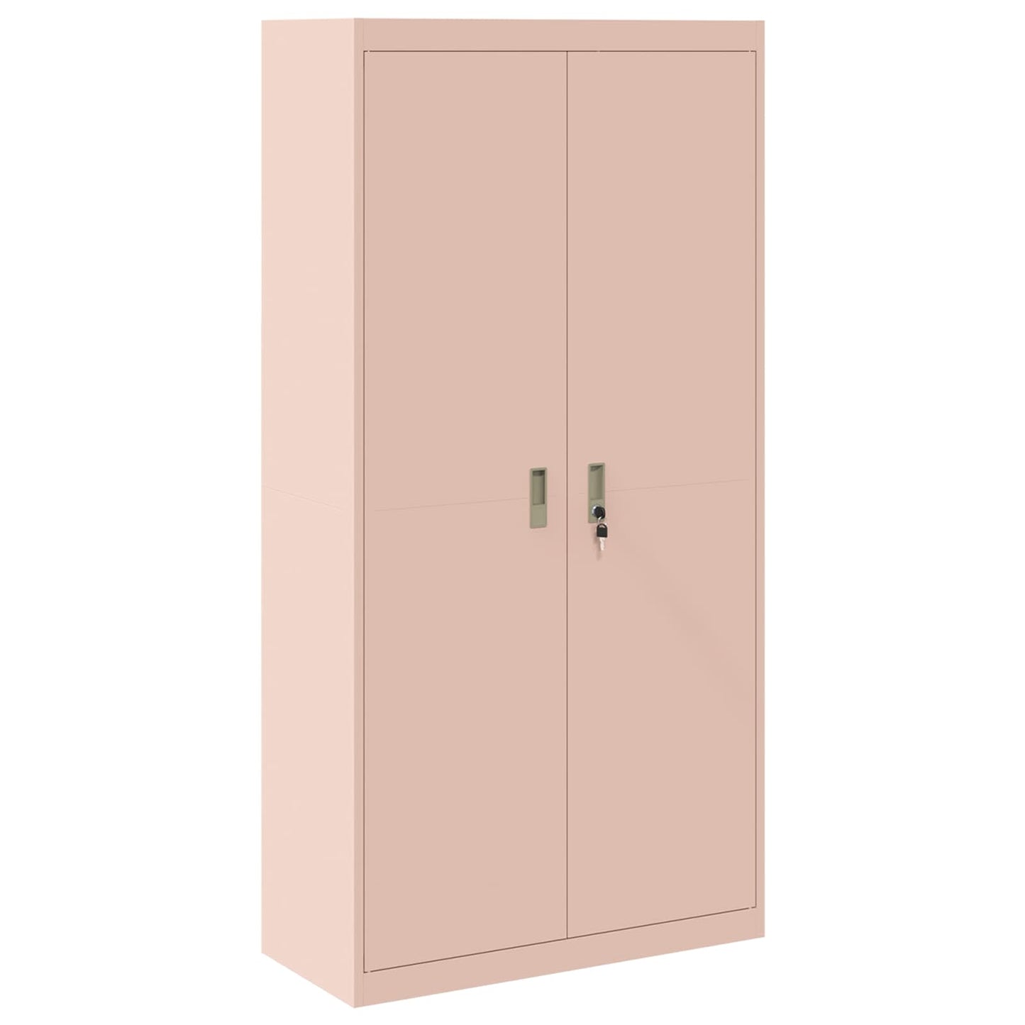 Armadio 2 pcs Rosa 90 x 40 x 180 cm Acciaio laminato a freddo