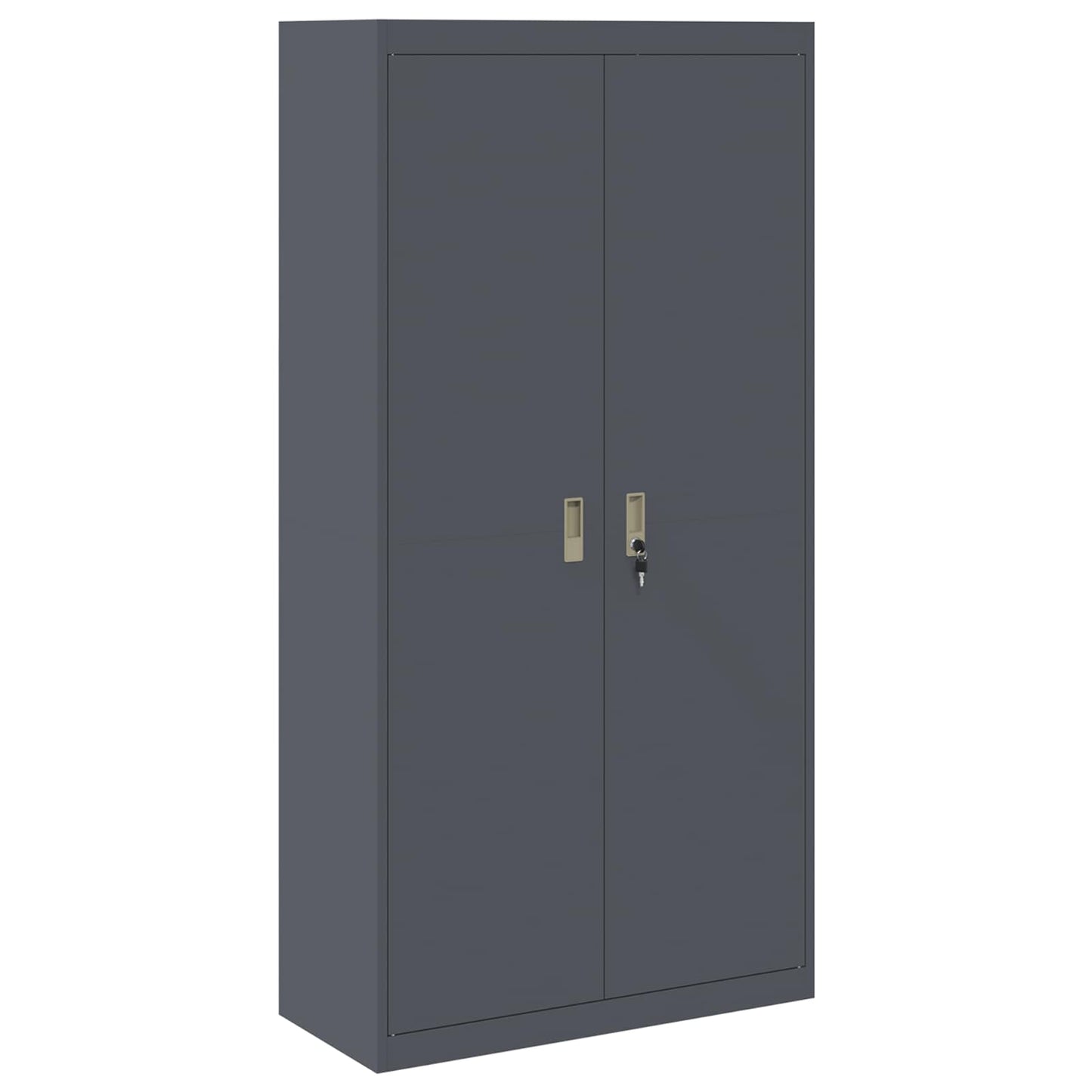 Armadio con archiviazione 2 pcs Antracite 90 x 40 x 180 cm