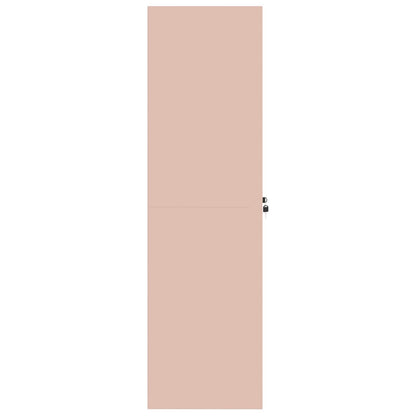 Armadio 2 pcs Rosa 80 x 40 x 140 cm Acciaio laminato a freddo