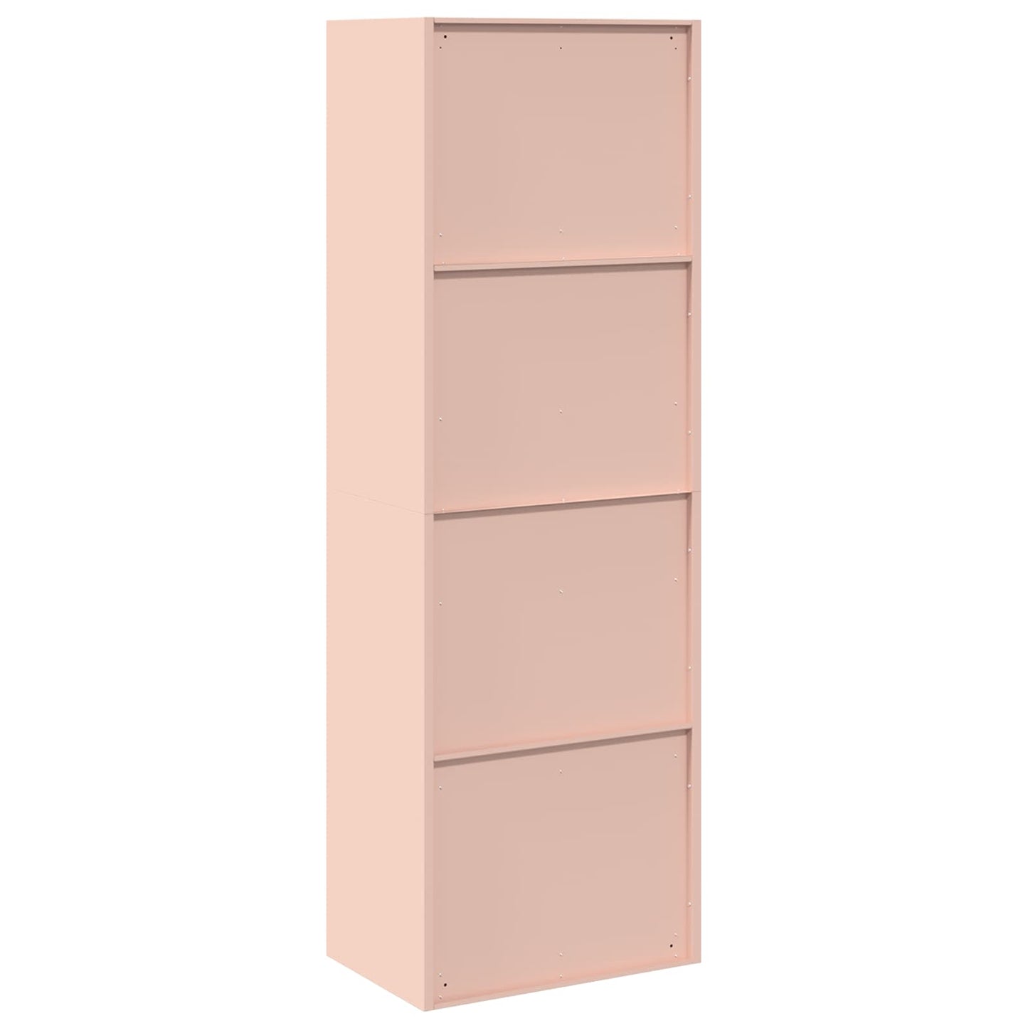 Armadio 2 pcs Rosa 60 x 40 x 180 cm Acciaio laminato a freddo