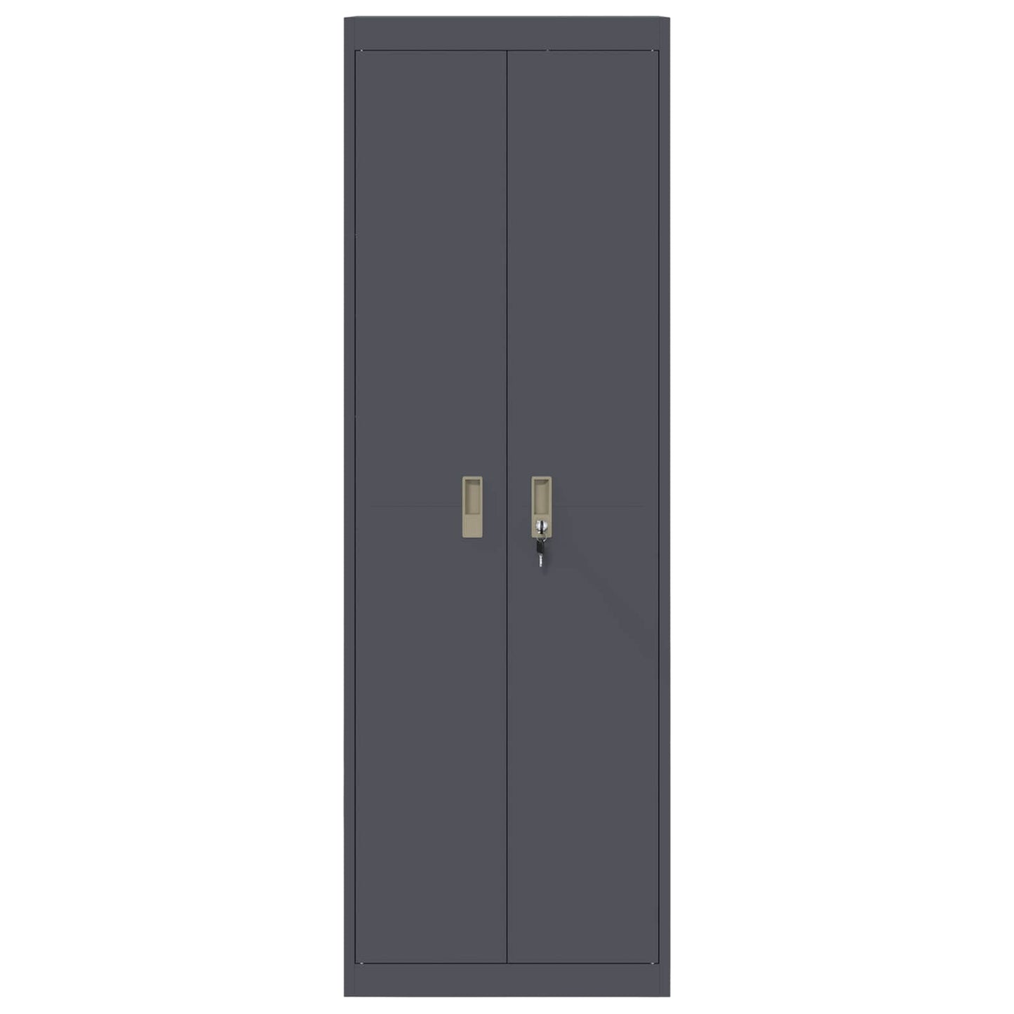 Armadio con archiviazione 2 pcs Antracite 60 x 40 x 180 cm