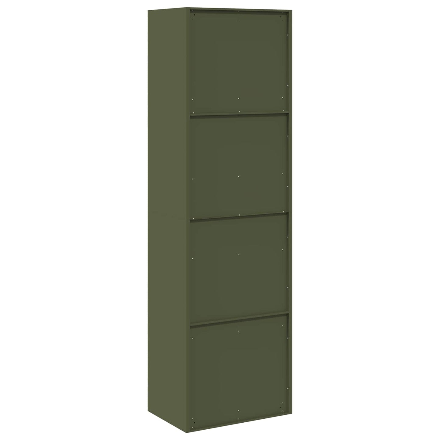 Armadio con archiviazione 2 pcs Verde oliva 60 x 40 x 200 cm