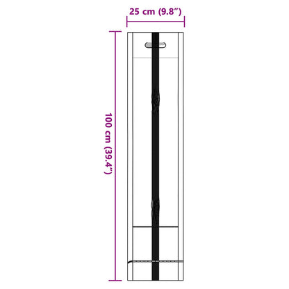 Sacchi di sabbia 10 pcs Verde Scuro 100 x 25 cm HDPE