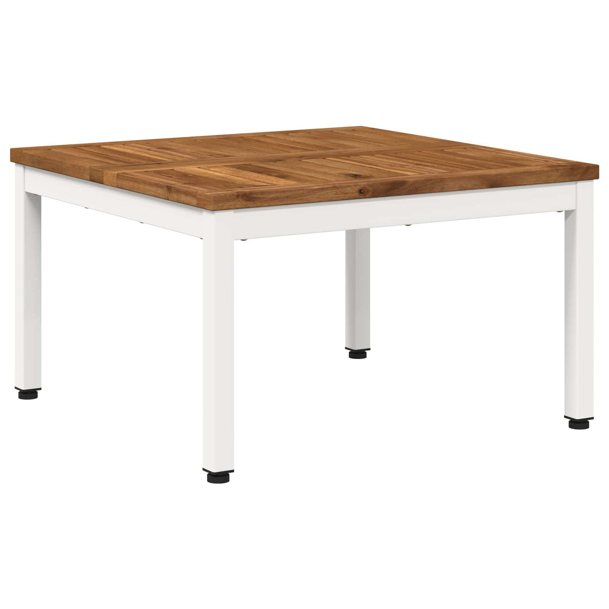 Tavolino da salotto NAARDEN Naturale e Bianco