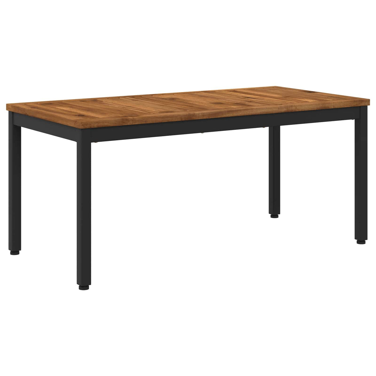 Tavolino da salotto Naturale e Nero 49 x 100,5 x 45 cm