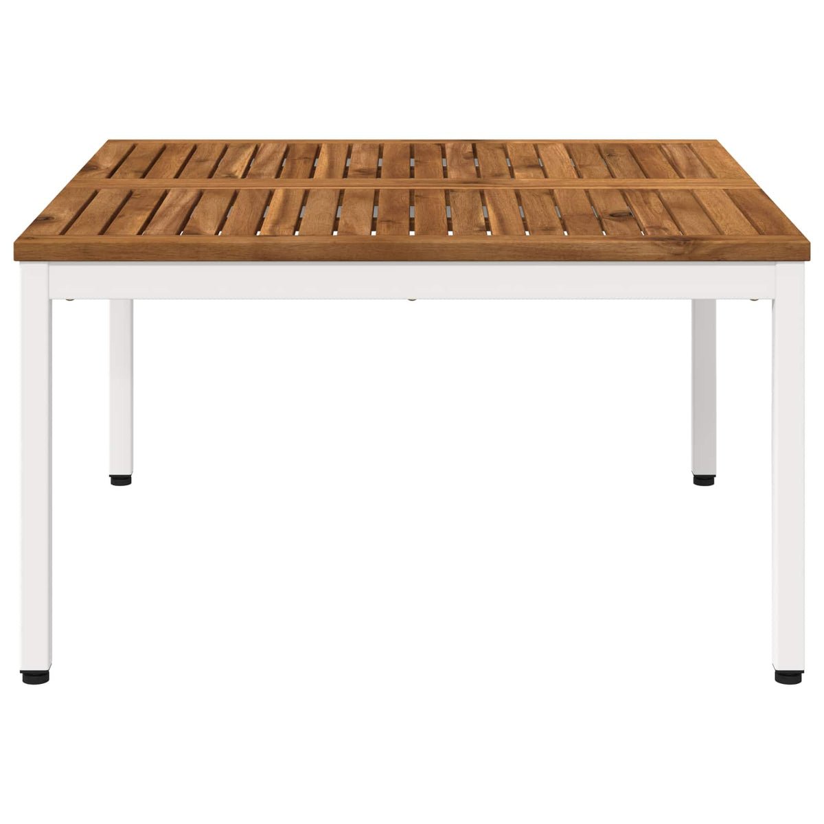 Tavolino da salotto Naturale e Bianco 80 x 80,5 x 45 cm