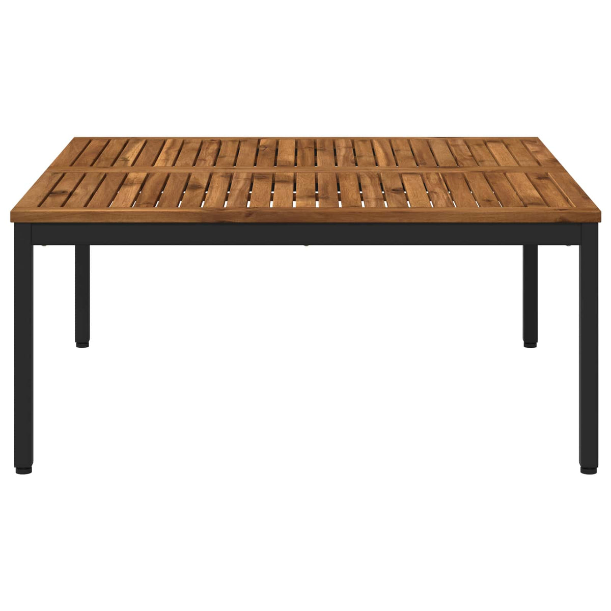 Tavolino da salotto Naturale e Nero 98 x 100,5 x 45 cm
