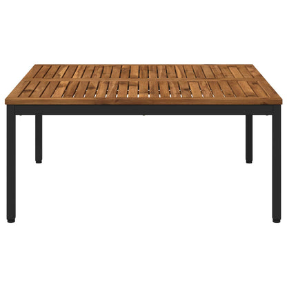 Tavolino da salotto Naturale e Nero 98 x 100,5 x 45 cm