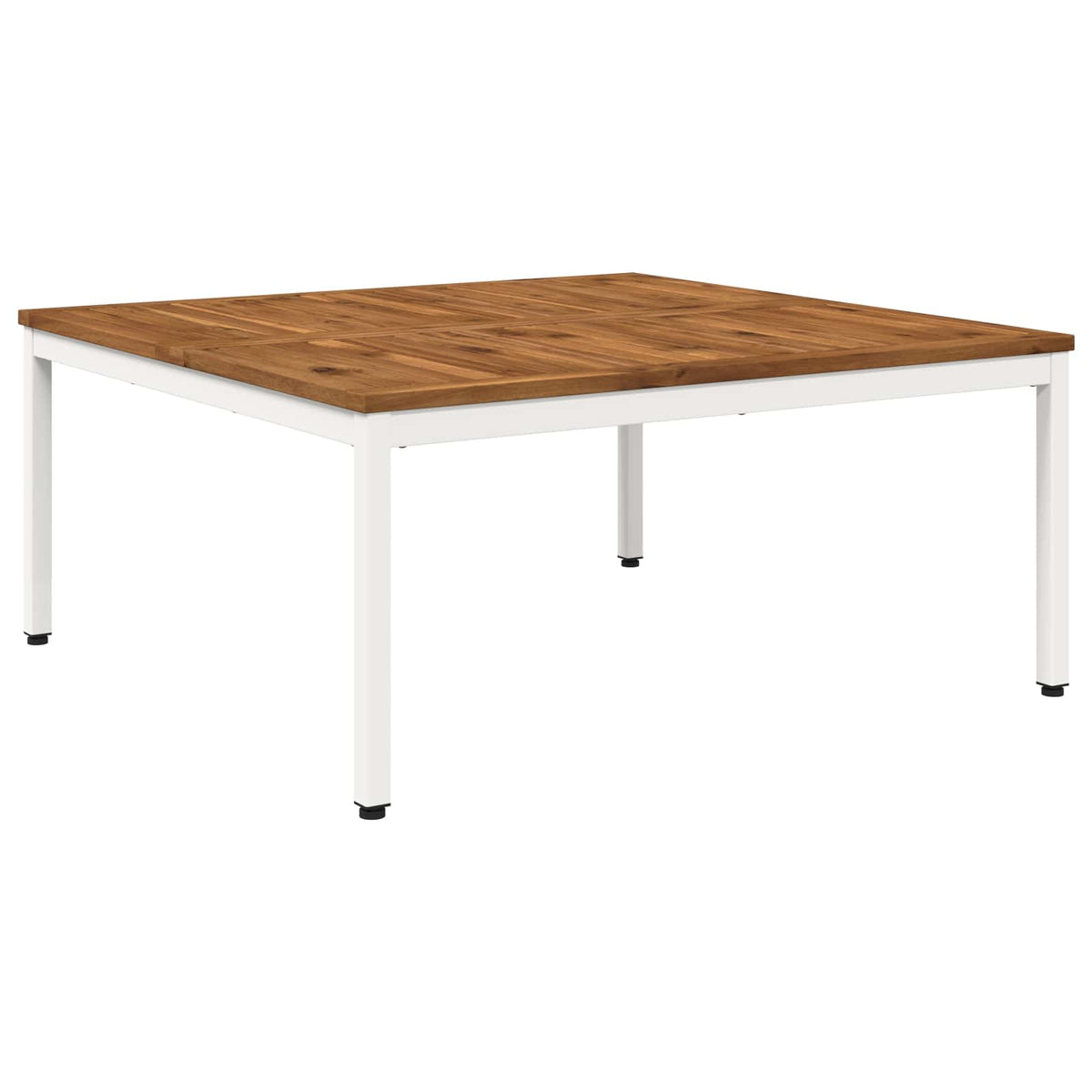 Tavolino da salotto Naturale e Bianco 98 x 100,5 x 45 cm